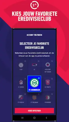 Eredivisie android App screenshot 10