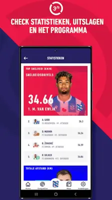 Eredivisie android App screenshot 8